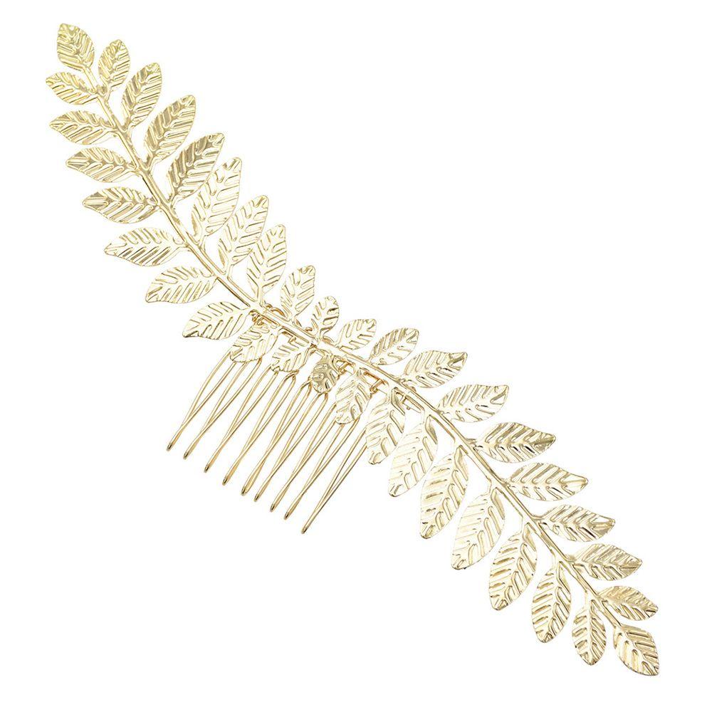 VANES1 Lược Cài Tóc Hình Chiếc Lá Dành Cho Cô Dâu