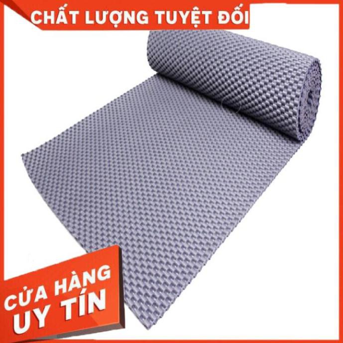 [Màu Ghi] Thảm Lót Sàn Ô Tô 2 Chỗ, Ô Tô Tải, Thảm Lót Cao Su 150cm x 60cm