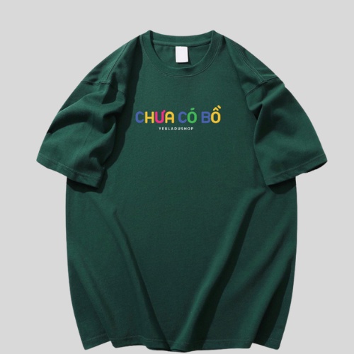 Áo thun đôi nam nữ , áo phông đôi chất vải cotton dày dặn hình in nổi bật đã có bồ-chưa có bồ