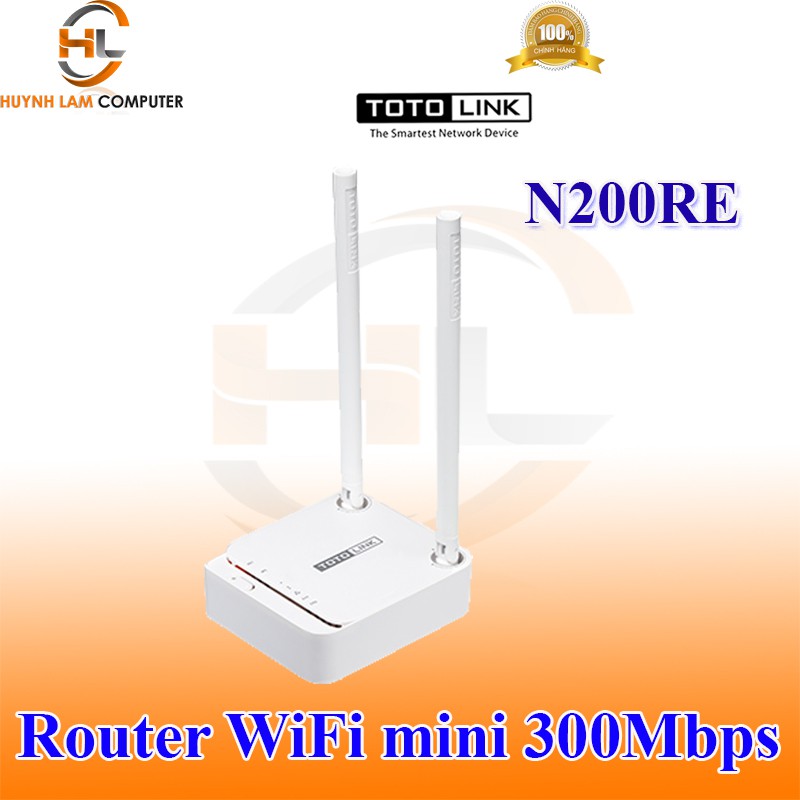 Bộ phát WiFi Totolink N200RE 300Mbps DGW phân phối