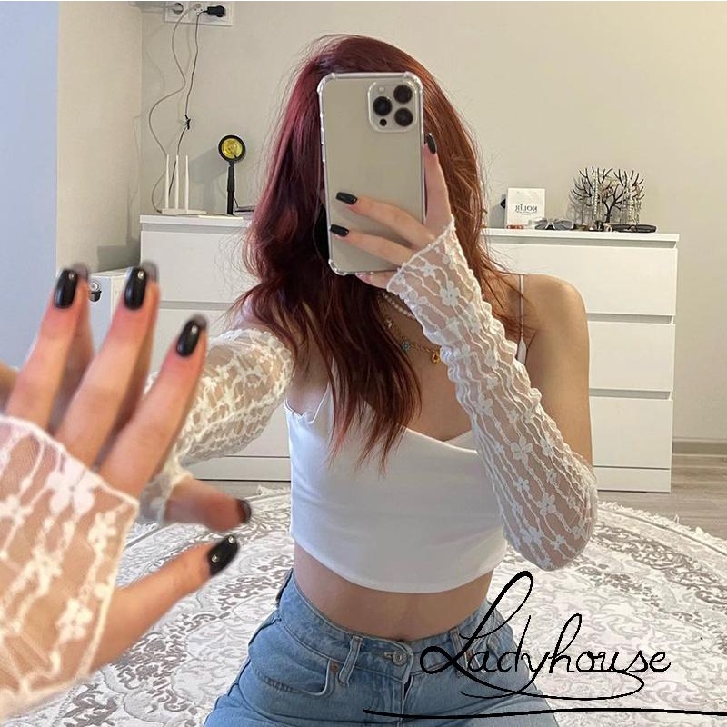 Bộ Áo Hai Dây Cổ Chữ V + Cặp Áo Ren Màu Trơn Ôm Dáng Thời Trang Mùa Hè Cho Nữ