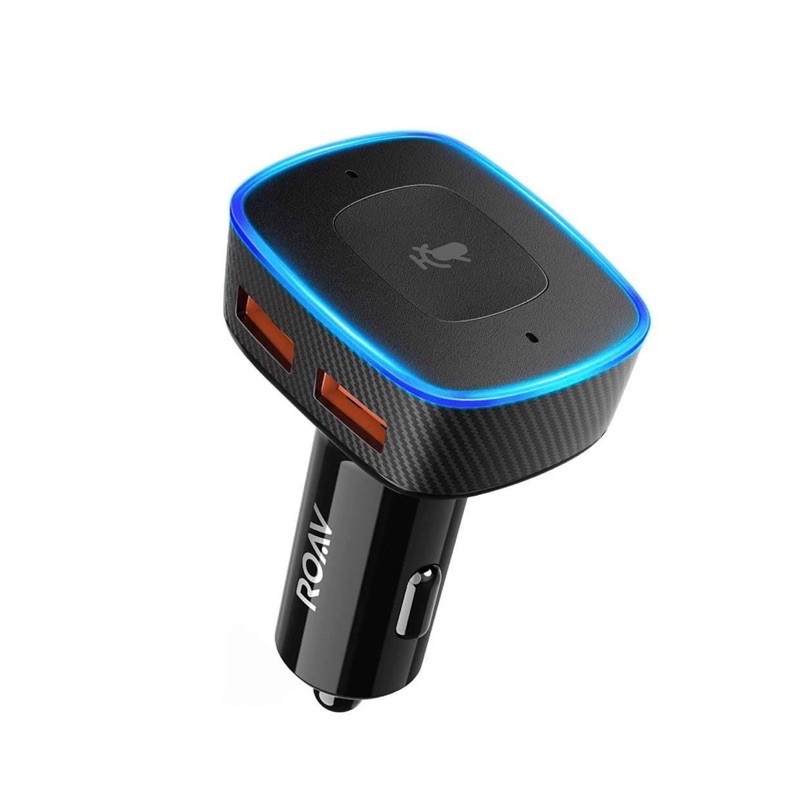 Bộ Sạc Xe Hơi USB 2 Cổng ROAV By Anker VIVA Có Hỗ Trợ Alexa. Tương Thích Android Và iOS.