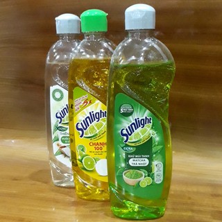 Nước rửa chén Sunlight 380ml chai Giao màu ngẫu nhiên