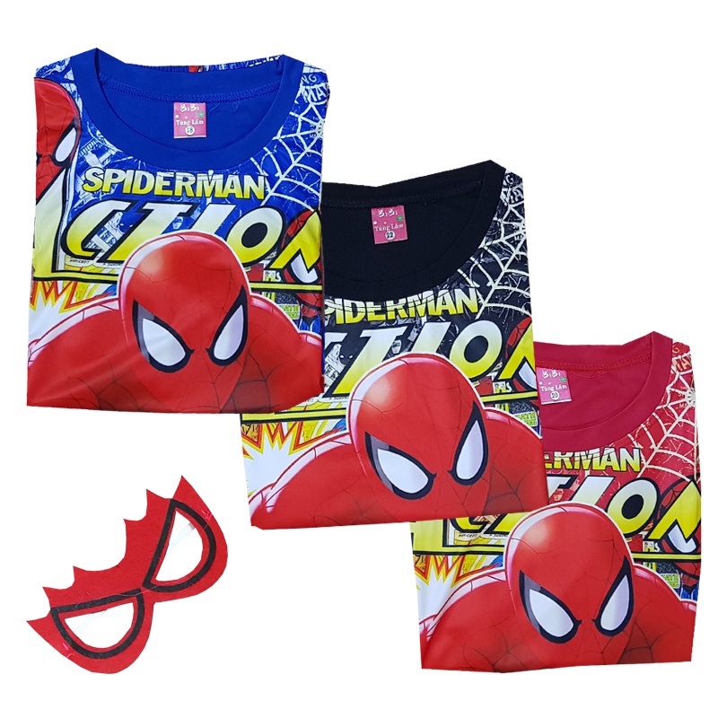 Đồ bộ siêu nhân có cánh tà tặng kèm mắt kính size 16-36kg mẫu và màu ngẫu nhiên không trùng kiểu