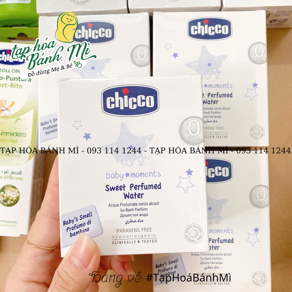 Nước hoa hương tự nhiên Chicco cho bé từ 0M+