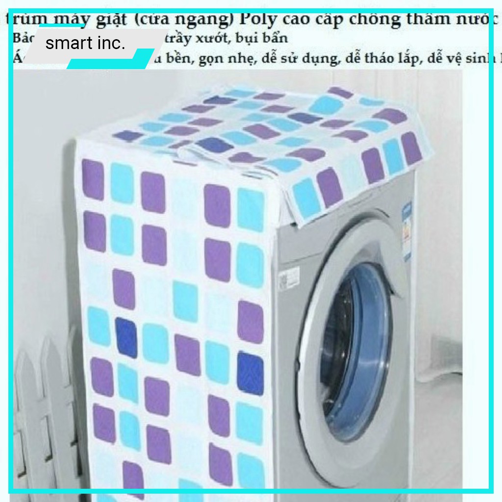 Áo Trùm Máy Giặt Cửa Đứng Tấm Bạt Phủ Máy Giặt Chống Thấm Túi Vỏ Bọc Máy Giặt Cửa Trên Cửa Ngang Size Lớn