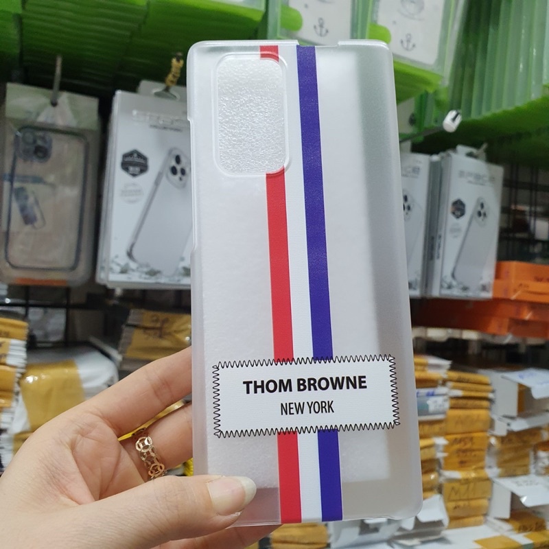 Ốp lưng LG Wing mủ cứng trong nhám in hình