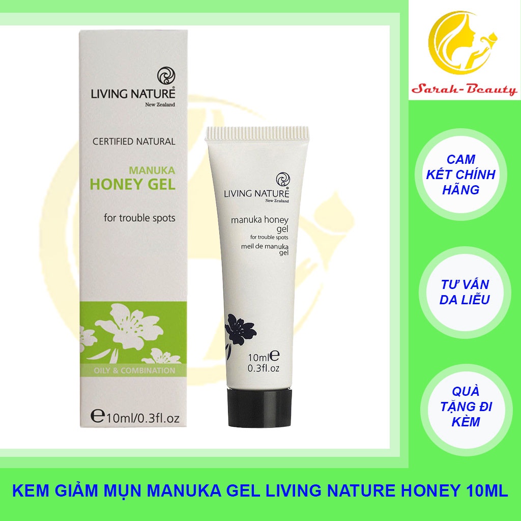 Manuka Gel Living Nature Gel Giảm Mụn Từ Manuka Honey 10ml