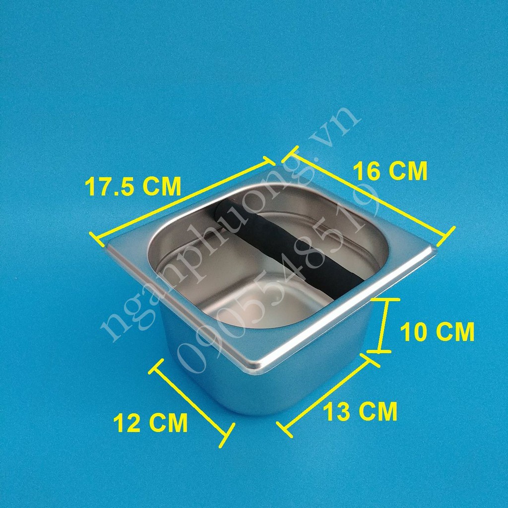dụng cụ đập bã cà phê ( Knock box) cao 10cm