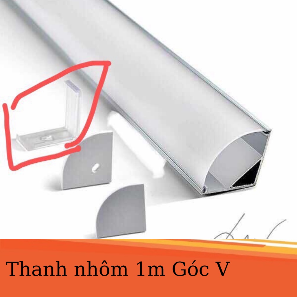 Thanh Nhôm V (góc) 1m Tốt,Thanh Nhôm V Mã 601 giá Rẻ