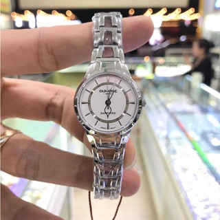 Đồng hồ nữ SUNRISE 9976SA màu trắng full hộp chính hãng, kính Sapphire chống xước