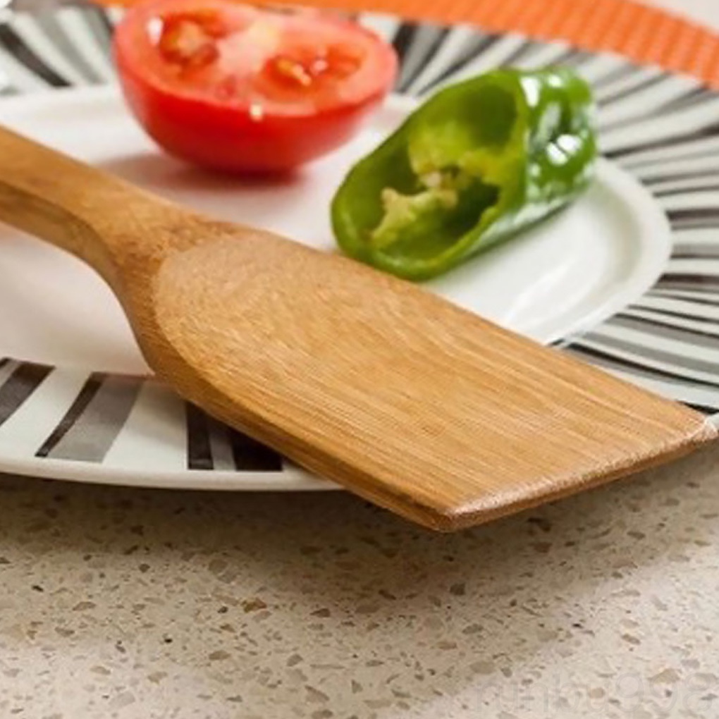 Xẻng Nấu Ăn Bằng Gỗ Tre Chống Dính Chịu Nhiệt Tiện Dụng Cho Nhà Bếp Runbu998