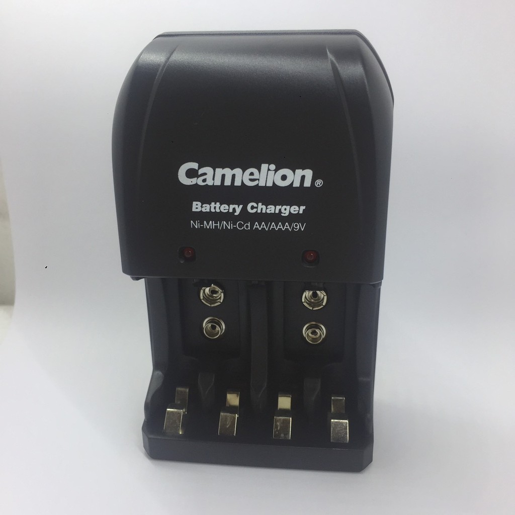 (XẢ KHO) Bộ sạc Pin đa năng 3 in 1 cho Pin AA / AAA / 9V Camelion BC-0904S – 2A / 3A /9V
