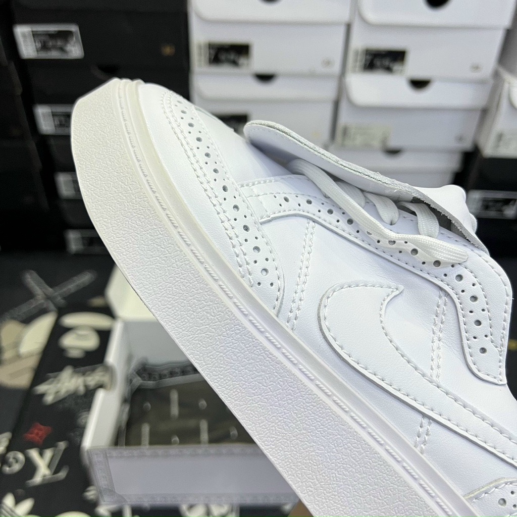 Giày thể thao sneaker Kwondo 1 x G-Dragon Peaceminusone – Triple White màu trắng dành cho nam nữ 2022