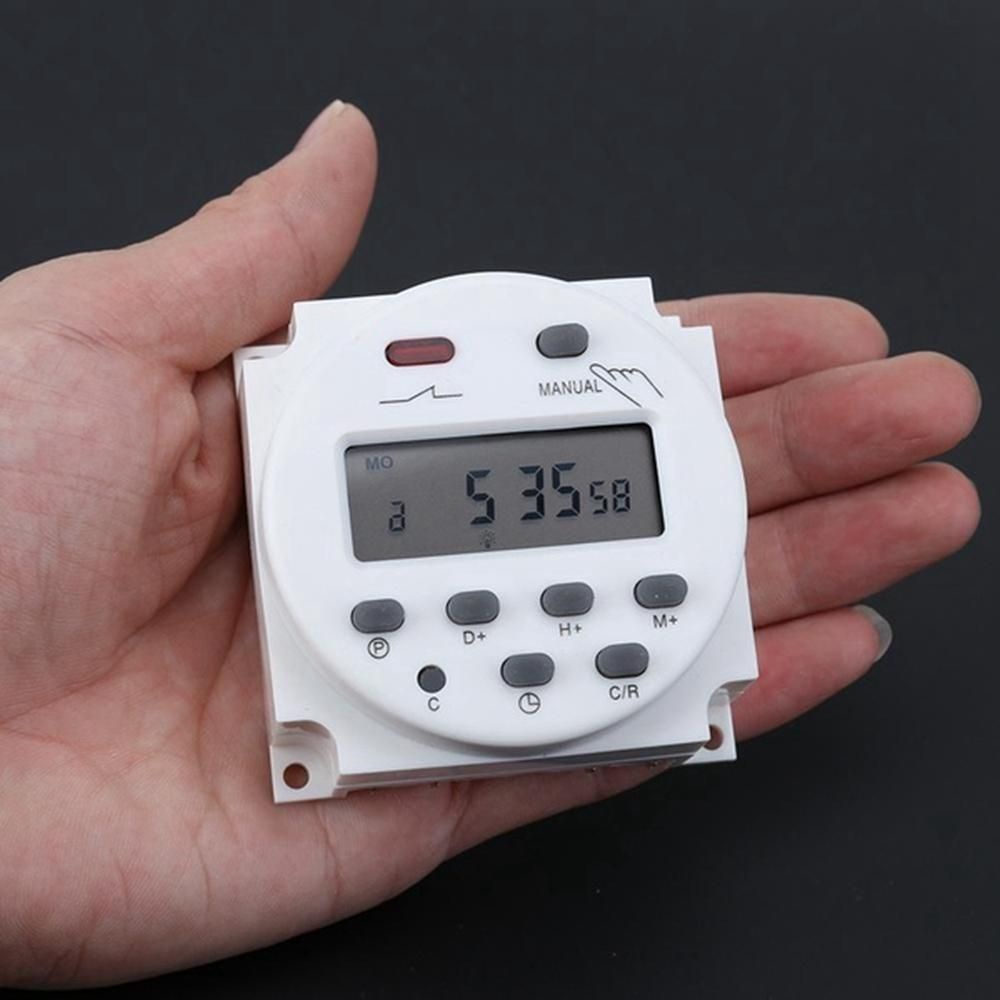 Công Tắc Hẹn Giờ Kỹ Thuật Số 7 Ngày 5v 12v 24v 110v 220v Cn101A