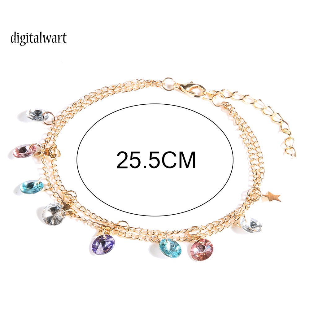 Lắc Chân Hình Ngôi Sao Đính Đá Thời Trang | BigBuy360 - bigbuy360.vn