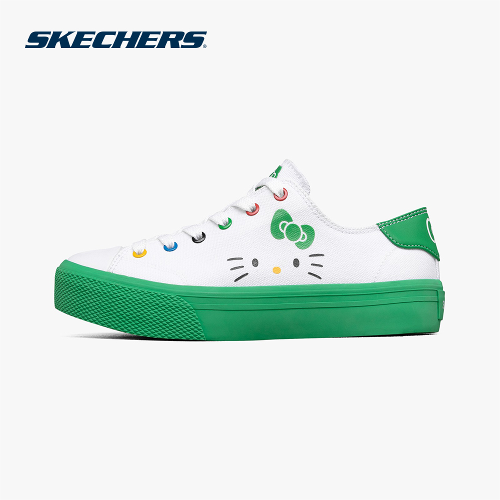 [Mã MABRVP7 giảm 10% tối đa 100K đơn 500k] Skechers Bé Gái Giày Thể Thao Hello Kitty V'Lites Street Girls - 664184L-WGRN