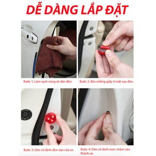 Bộ 4 đèn LED cảnh báo mở cửa