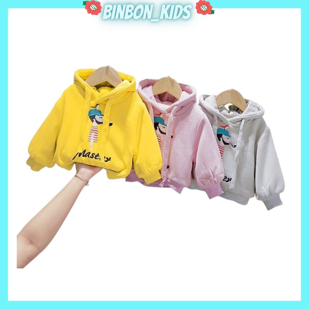 Áo Nỉ Bông Hoodie Cho Bé Cực xinh Mã AN1, Áo Mùa Đông Cho Bé Trai Bé Gái Từ 6-26Kg TRANG-STORE29