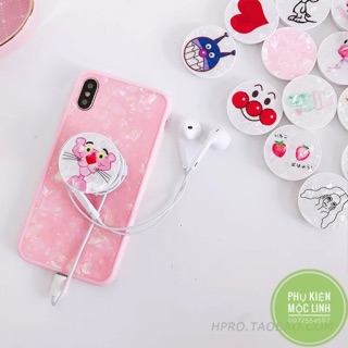 POP PARTNER VÂN ĐÁ CUTE IRING ĐỠ ĐIỆN THOẠI POC