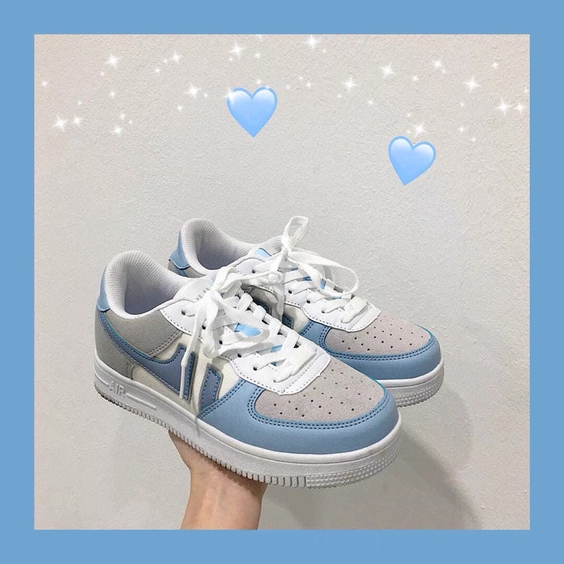 Giày thể thao nữ New Air đế bằng cao 4cm đế mềm êm giá rẻ học sinh đi học đi chơi, sneaker nữ mẫu mới hot trend 2021