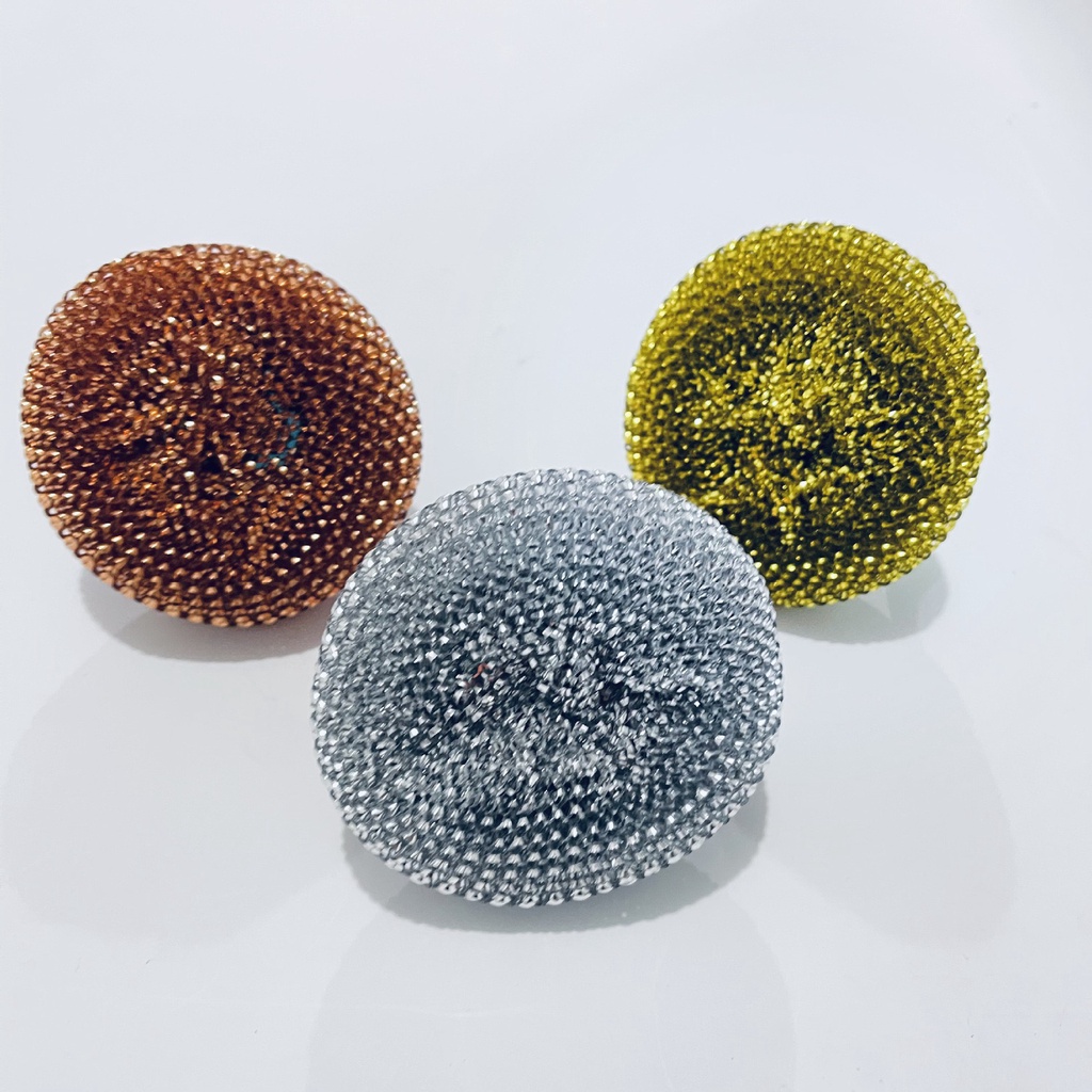 Miếng nhôm chà nồi có tay cầm bằng nhựa