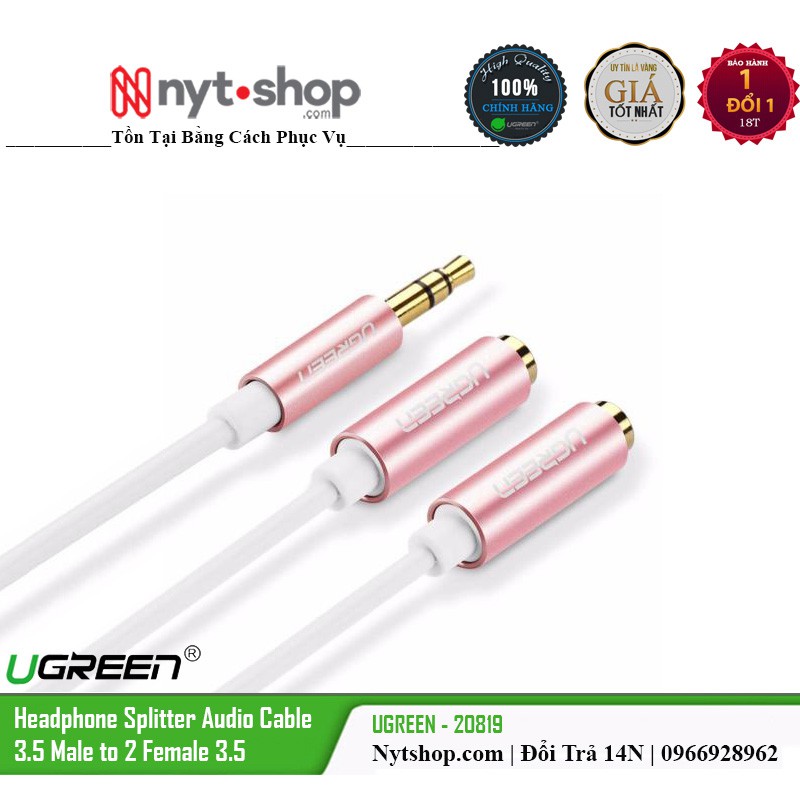 Cáp Chia Tai Nghe Điện Thoại Ugreen 20819
