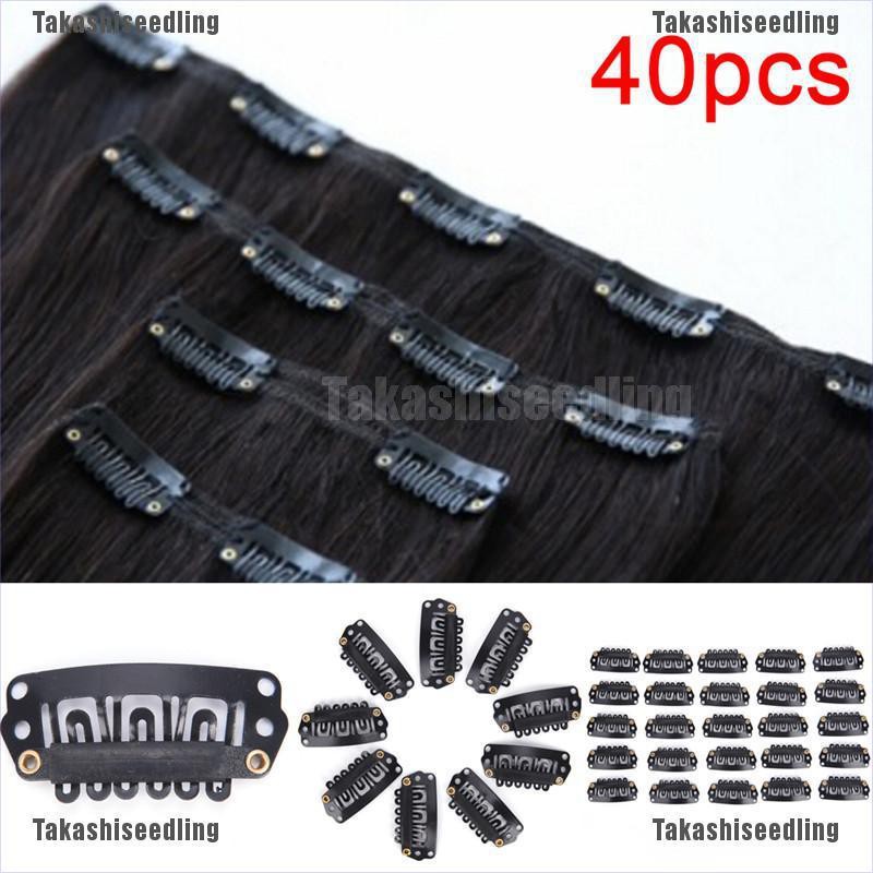 Bộ 40 Kẹp Tóc Giả Hình Chữ U Bằng Thép