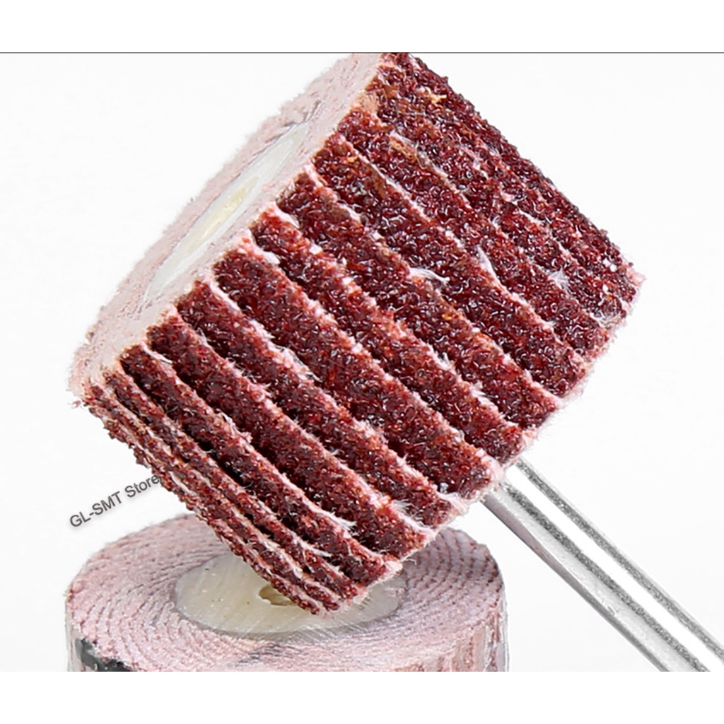 Đầu mài chất lượng cao 3mm 80#-600# phụ kiện bánh xe mài nhám chuyên dụng cho chế biến gỗ