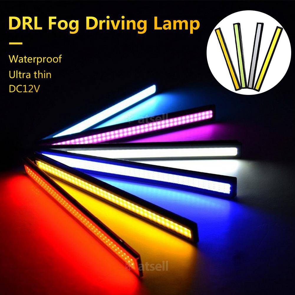 1 cái 17CM Đèn LED xe hơi COB DRL Đèn lái xe sương mù DC12V chống nước