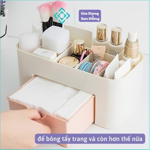 Kệ mỹ phẩm mini nhiều ngăn tiện dụng , kệ mỹ phẩm mini để bàn giúp bàn làm việc gọn gàng hơn