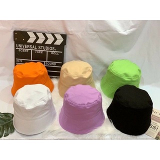 Nón Bucket trơn mũ vành phong cách Hàn Quốc