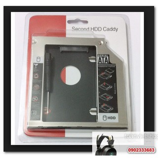 HDD Cady bay 2.5inch, khay ổ cứng thay thế ổ dvd, cd cho laptop