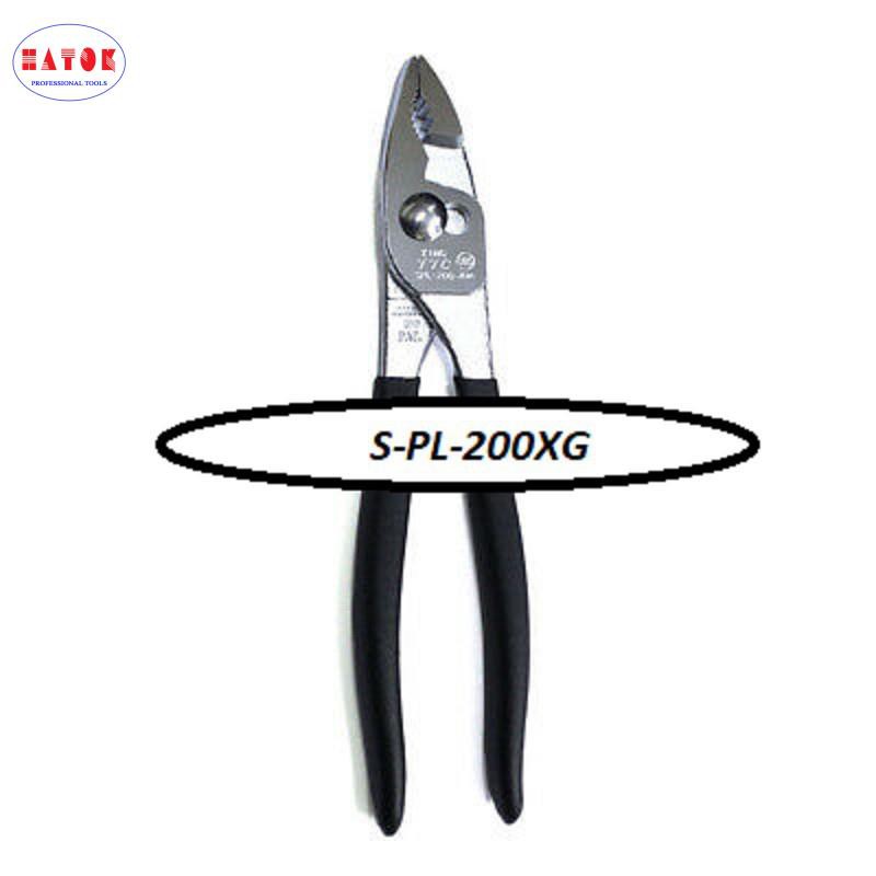 Kìm cá sấu răng cưa chéo loại mỏng cán trần 200mm S-PL-200X- cán bọc 200mm S-PL-200XG Tsunoda - Chính Hãng