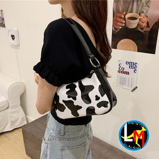 Túi đeo vai, kẹp nách hình vân da bò sữa Da PU mềm phong cách C159