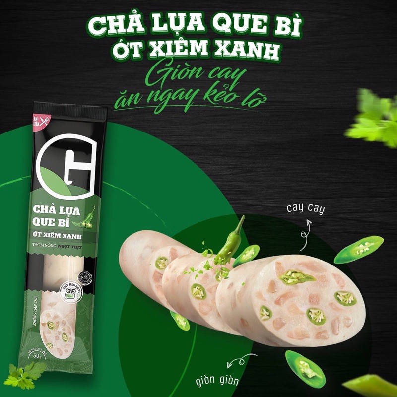 CHẢ LỤA QUE BÌ G-KITCHEN 50G