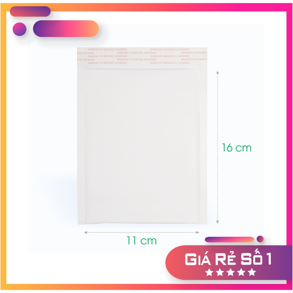 16x11 cm - 20 Túi giấy Kraft bọc xốp hơi thay hộp carton MTS0