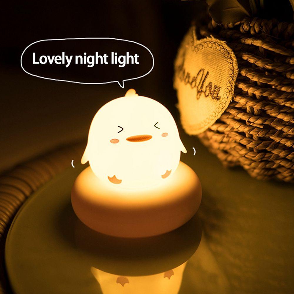 YIYU Đèn Ngủ Để Bàn Hình Chú Vịt Dễ Thương Trang Trí Phòng Ngủ Cho Bé