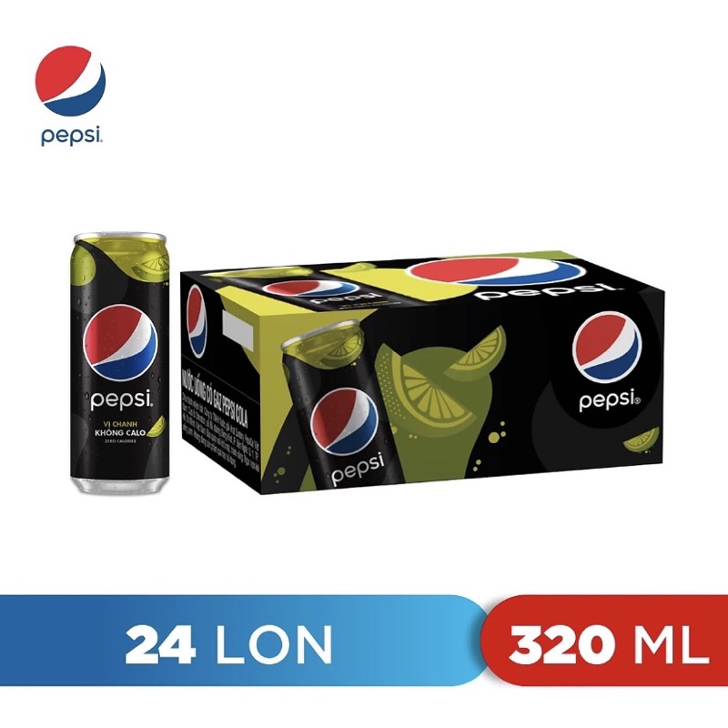 PEPSI vị Chanh không Calo sảng khoái bất tận