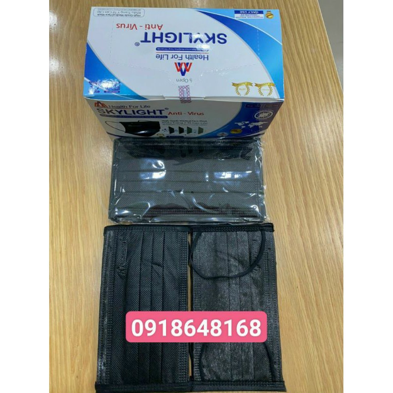 Khẩu trang y tế giấy kháng khuẩn 4 lớp hộp 50c SKYLIGHT | BigBuy360 - bigbuy360.vn