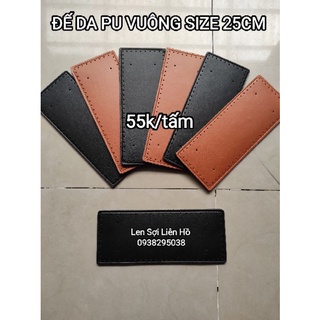Đế pu vuông túi xách
