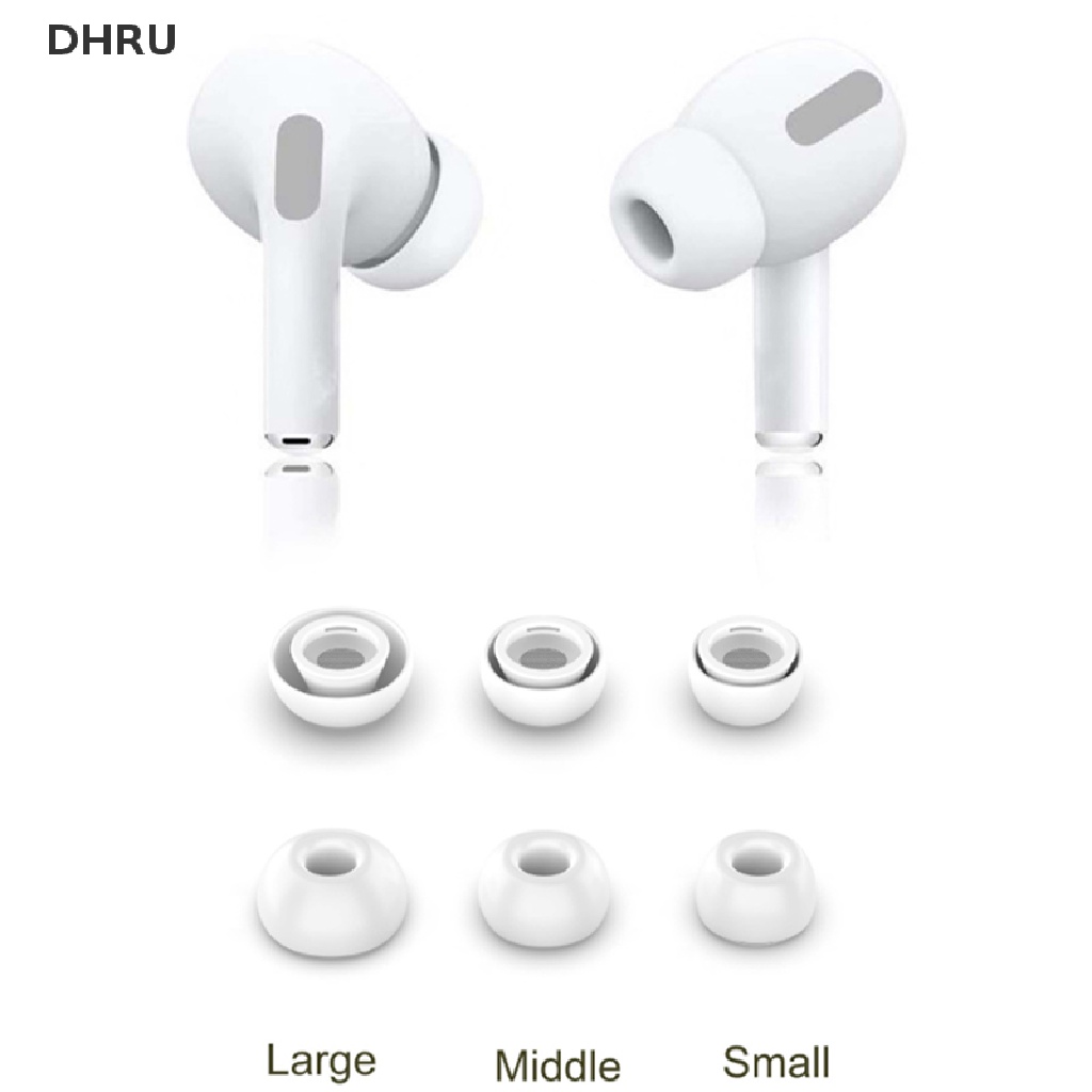 Dh 1 pair Replacement Ear Tips for Apple Airpods Pro; Memory Foam Tips Airpod Pro br