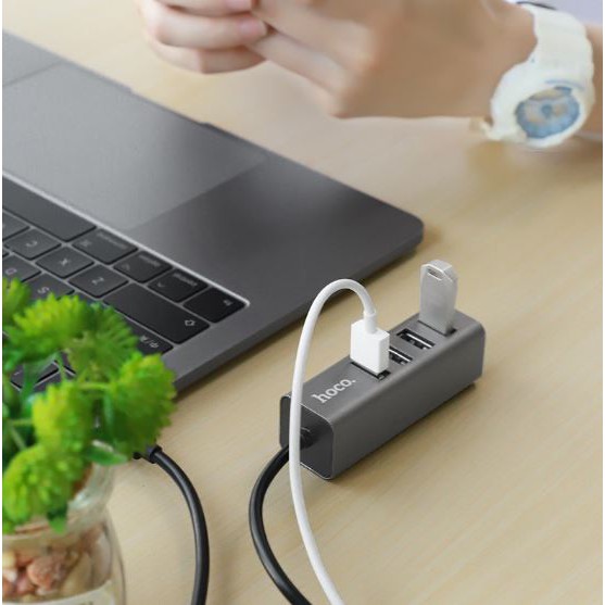 Bộ chia cổng usb Hub 4 cổng USB Hoco HB1 Chính Hãng - Bảo hành 12 tháng