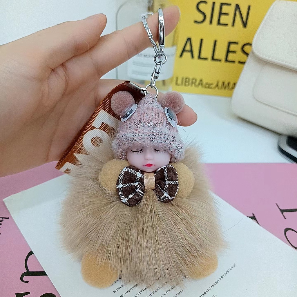 [LOẠI 1] Móc khóa búp bê siêu xinh làm charm phụ kiện túi xách, ba lô hay quà tặng cực yêu, siêu rẻ