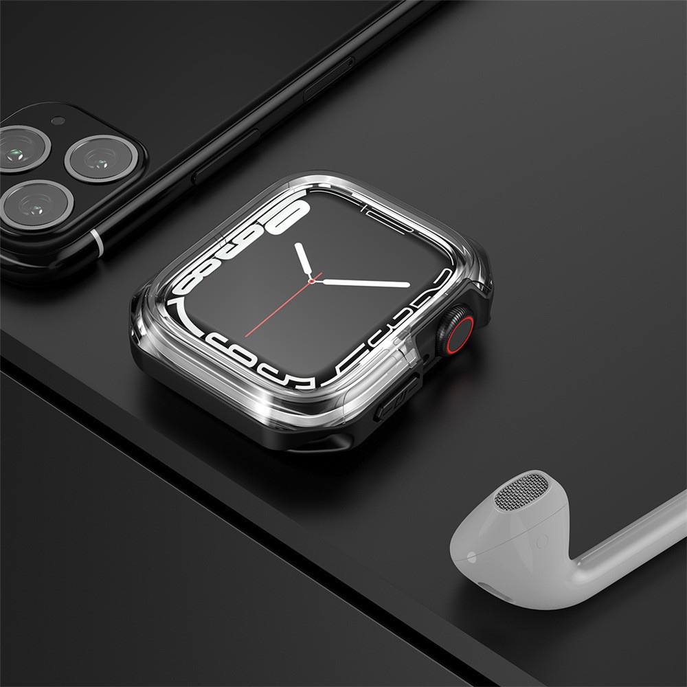 Vỏ Silicone TPU PC Bảo Vệ Đồng Hồ Apple Watch Series 7/6/5/4/SE 40mm 44mm 41mm 45mm