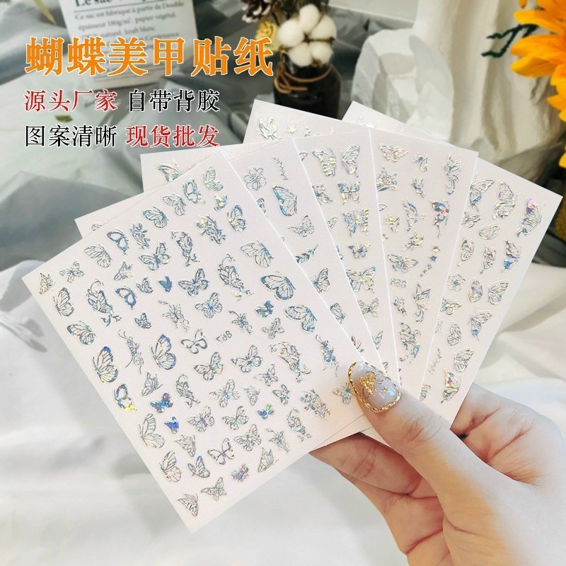 [Sỉ 3.7k] Vỉ nhiều hình dán móng stiker siêu xinh cho bạn gái