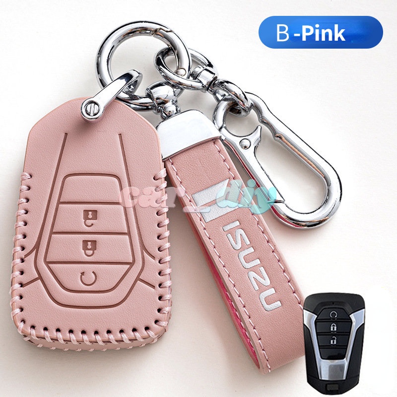 Bao Da Đựng Chìa Khóa Điều Khiển Từ Xa Cho Isuzu New MU-X X Series DMAX D-Max X-Terrain Pickup 2020 2021 2022