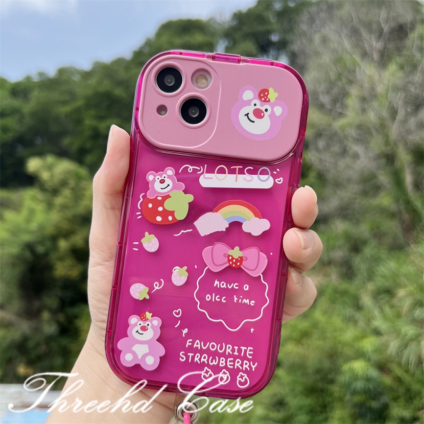 Ốp Điện Thoại TPU Mềm Chống Sốc In Hình Gấu Cầu Vồng Cho iPhone 14 13 12 11 Pro Max SE2020 X Xr Xs Max 8 7 6 6s Plus