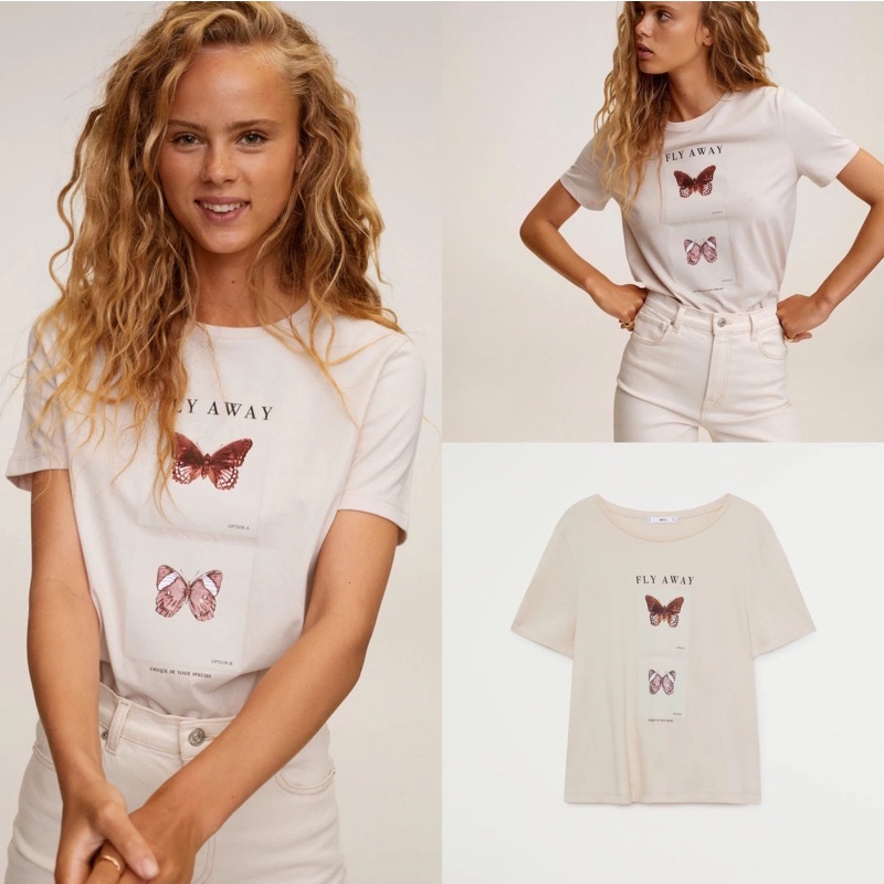 Áo thun nữ Mango size Xs