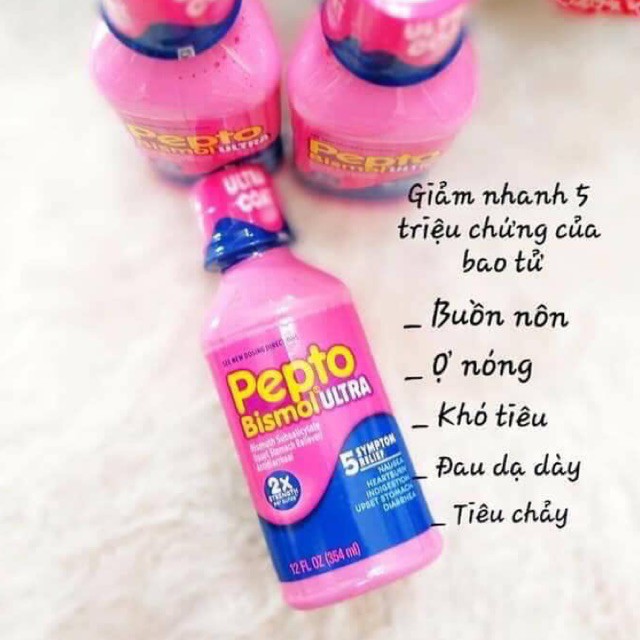 SIRO HỖ TRỢ HỆ TIÊU HÓA PEPTO BISMOL 354ML CHÍNH HÃNG - 8192